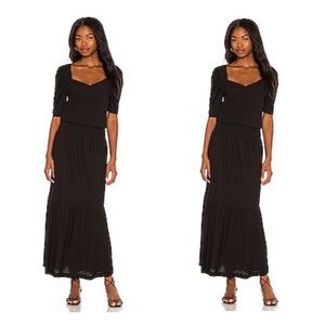 Nation LTD women’s blue Thea sweetheart maxi dress Size S